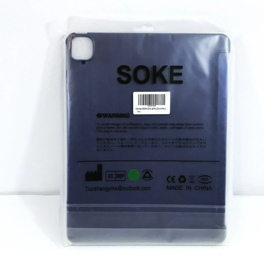 SOKE Protective Case for iPad Air iPad Pro Navy Blue NEW